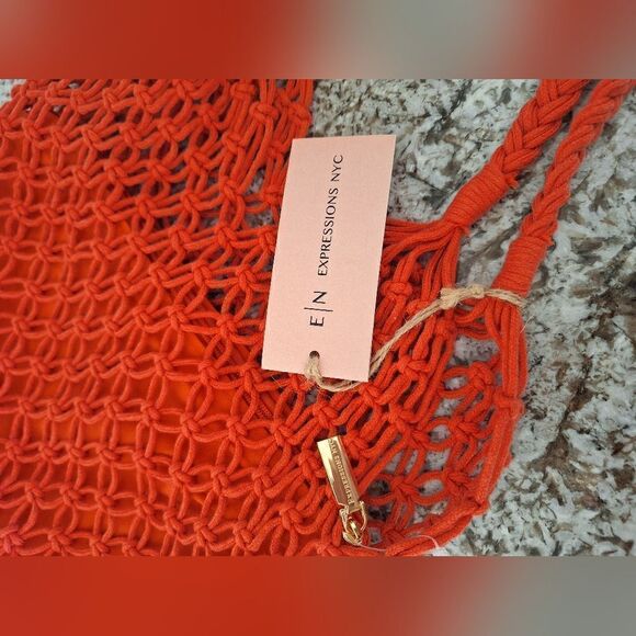 E/X Expresions NYC macrome bag - Picture 2 of 7